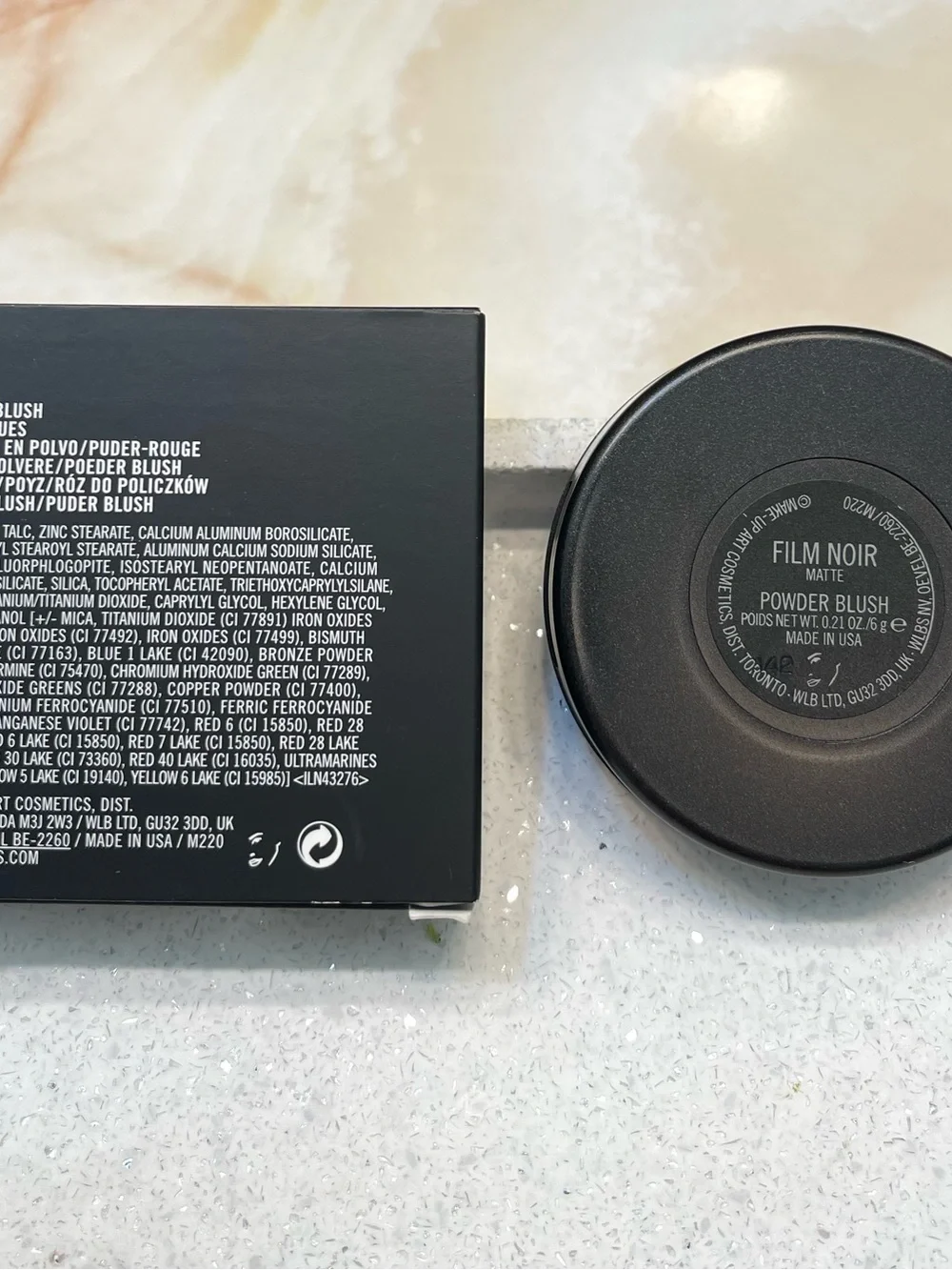 VAULTED FORMULA ~ MAC Cosmetics ~ ‘FILM NOIR’ ~ Powder Blush ~ Full Size 6 g NIB